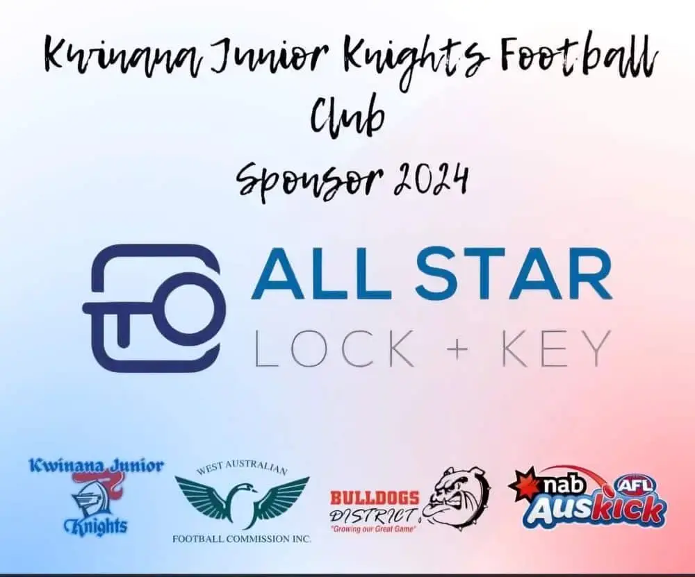 Kwinana Junior Knights Football Club Sponsor 2024